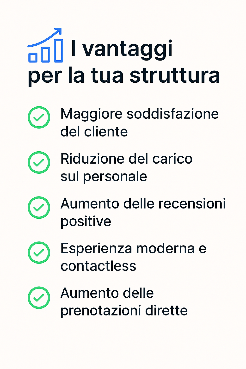 Vantaggi per Hotel