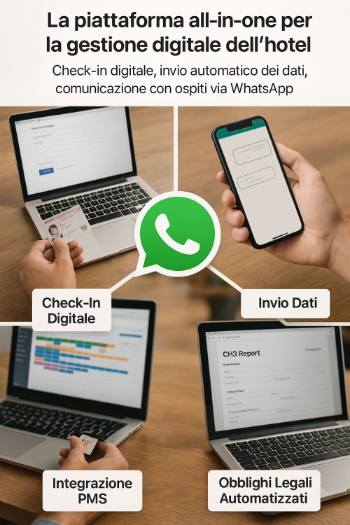 Piattaforma invio dati ospiti a Portale polizia e ISTAT chat hotel Piattaforma invio dati ospiti a Portale polizia e ISTAT